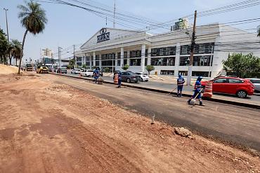 Sinfra inicia novas intervenções nas Avenidas do CPA e Prainha para obras de drenagem e recuperação do asfalto