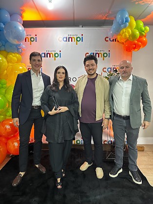 Diógenes Fagundes, Giovanna Trojan, Luiz Hugo e Rafael Belo Bastos