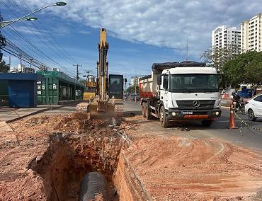 Interdições parciais para obras do BRT começam essa semana em Cuiabá