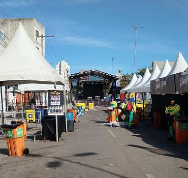 Prefeitura de Cuiabá recolhe 40 toneladas de lixo durante 5 dias de Carnaval